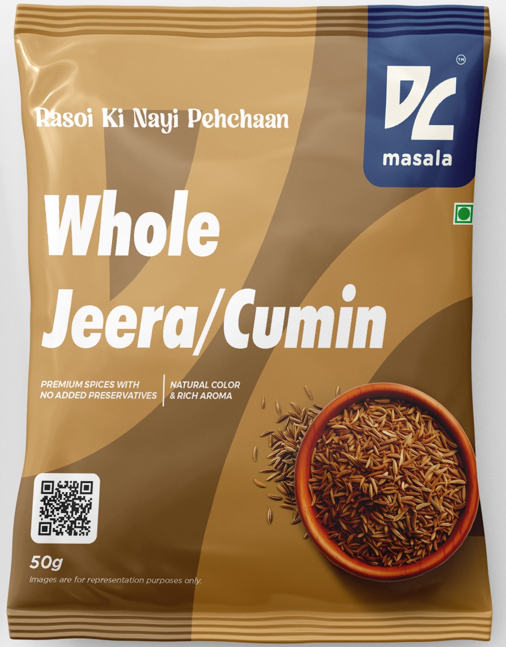 Jeera (Cumin Seeds) - Front